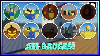 HOW TO GET ALL 18 BADGES in Residence Massacre  ROBLOX [upl. by Noryt960]