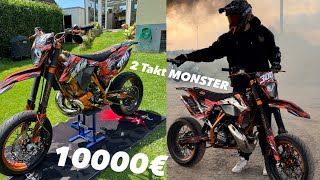 Die 10000€ SUPERMOTO ist fertig  KTM Exc 300 MOTOVLOG [upl. by Ormsby25]