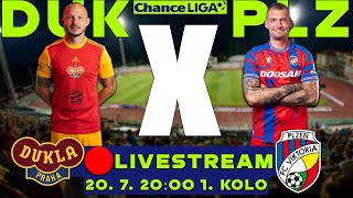 DUKLA PRAHA  VIKTORIA PLZEŇ 🔴LIVESTREAM🔴 [upl. by Shina]