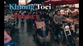 Khlong Toei Market ตลาดคลองเตย Bangkoks biggest fresh market [upl. by Marquardt]