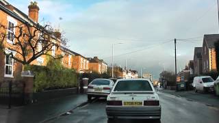 Driving Along Tudor Way Bromyard Road St Johns amp Tybridge Street Worcester England [upl. by Vitale]