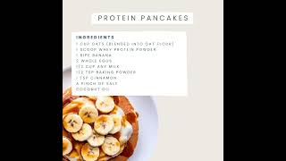 Healthy Protein Pancakes Recipe wellnessmentor nutritiontips healthylifestyle [upl. by Valeta443]