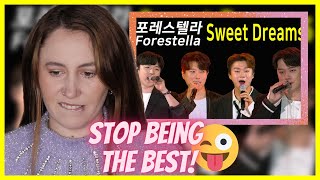 Forestella quotSweet Dreamsquot  Reaction Video [upl. by Mail925]