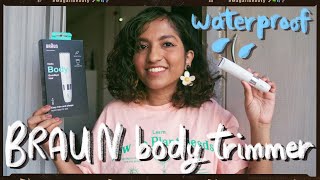 Braun body trimmer BS1000 review new 2022  💦 waterproof affordable bikini hair removal 👙 [upl. by Ceciley474]