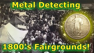 Metal Detecting an Abandoned Fairgrounds from the 1850s Antique Silver Coins amp Relics [upl. by Clotilde]