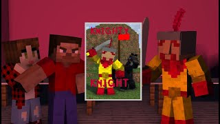 Nic Cage vs Knighty Knight  Willys Wonderland minecraft version reuploaded [upl. by Nhaj678]