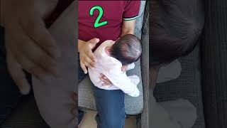 Burp A Newborn Baby in 15 Sec baby shorts trending cutebaby [upl. by Marva764]