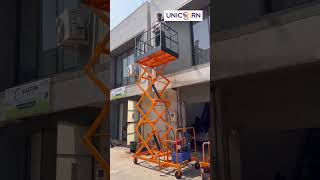 Mobile Hydraulic Scissor Lift  Propelled Scissor lift  Scissor lift table [upl. by Cleland20]