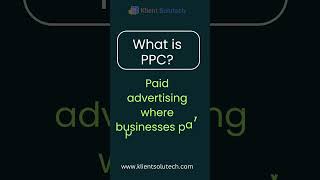 What is PPC seo onlineadvertising googleads [upl. by Kwarteng213]