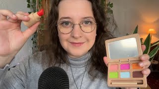 ASMR ich schminke dich mit holzspielzeug 💄 [upl. by Ehrlich]