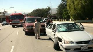 Accident on Foothill Blvd amp Wyngate in Tujunga CA Photos by David DeMulle [upl. by Sudhir641]