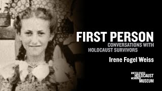 2024 First Person with Holocaust Survivor Irene Fogel Weiss [upl. by Mordecai]