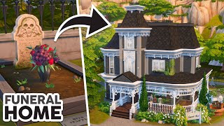 Victorian Funeral Home amp Cemetery  The Sims 4 Speed Build [upl. by Reinar]