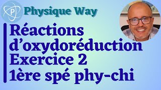 Réactions doxydoréduction  Exercice 2  1ère spé physiquechimie [upl. by Puto]