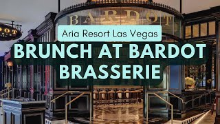 Brunch at Bardot Brasserie at Aria Las Vegas lasvegas arialasvegas bardotbrasserie aria [upl. by Annahavas]