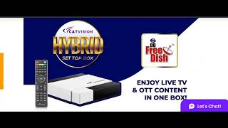 CHA501S2 CATVISION SETTOP BOX DD FREE DISH MODELCHA501S2 UNBOXING [upl. by Bronder]