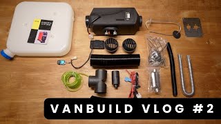 Vanbuild vlog 2  Installing a diesel heater VEVOR 5kW [upl. by Amikahs]