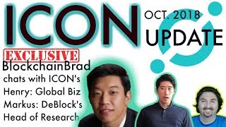 ICON ICX Exclusive Update  BlockchainBrad  DeBlock  Crypto Interview [upl. by Asim]