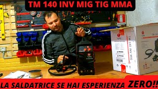 La Saldatrice Inverter PER I NOVELLI  DC MIGMAGMMA  140 AMP [upl. by Natanhoj870]