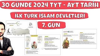 Türk İslam Devletleri  TYT Tarih Kamp2022 tyt2022TAR6 [upl. by Nilerual486]