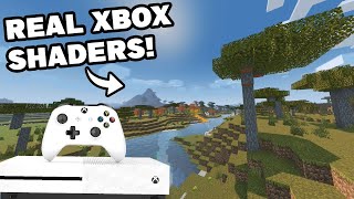 We Got REAL Shaders Working on Minecraft Xbox The YSS Dev Mode Shaders [upl. by Enelloc]