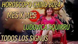 2024 MES POR MES Horóscopo chino 2024 TODOS LOS SIGNOS x LUDOVICA SQUIRRU horoscopo horoscopochino [upl. by Enneite]