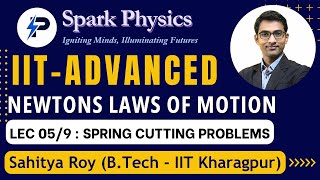 Newtons Laws of Motion Lec 059  Spark PhysicsIITAdvanced Series Class XI  Sahitya RoyIIT KGP [upl. by Bernhard]