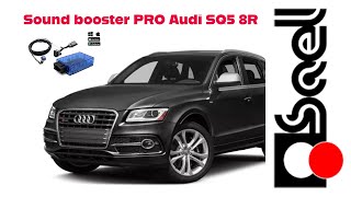 Sound booster PRO Kufatec Audi SQ5 8R  Upgrade active sound oem [upl. by Anoo]