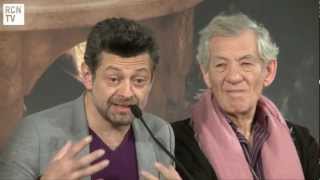 Andy Serkis Interview The Hobbit Royal Premiere [upl. by Acisey368]