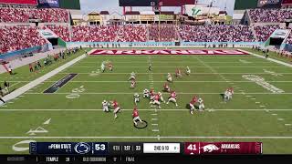 Reliaquest Bowl Penn State vs Arkansas [upl. by Acinna]