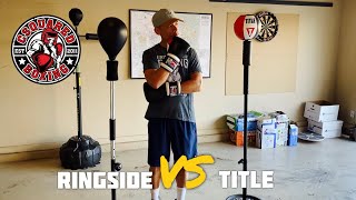 Ringside Cobra Reflex Bag VS Title Boxing Cobra Reflex Bag COMPARISON REVIEW WHICH ONE IS BETTER [upl. by Hcelemile]