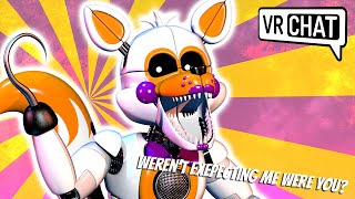 Lolbit Goes Absolutely Crazy In VRCHAT FNAF VOICE TROLLING [upl. by Tenay]