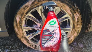 Turtle Wax Hyper Foam Wheel Cleaner Is it Worth Buying [upl. by Oruntha720]