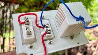 Wiring of fan dimmer with extra socket 😍 [upl. by Dilly]