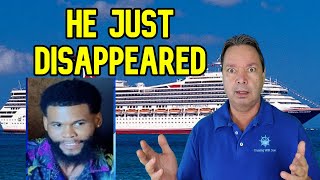 CRUISE NEWS  MAN GOES MISSING ON CARNIVAL CRUISE [upl. by Euginimod]