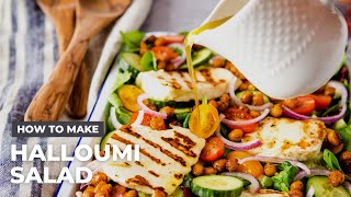 How to Make Halloumi Salad [upl. by Cchaddie589]