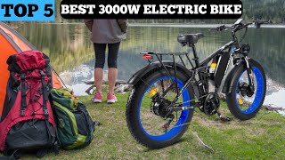 TOP 5 BEST 3000W ELECTRIC BIKE in 2024 [upl. by Llennyl]