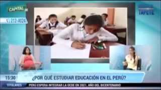 ¿Por qué estudiar Educación en el Perú [upl. by Atsyrk]