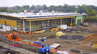 Supermarket construction timelapse [upl. by Geldens165]