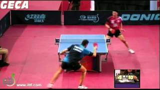 Vladimir Samsonov vs Gao NingSpanish Open 2012 [upl. by Nnylyar]