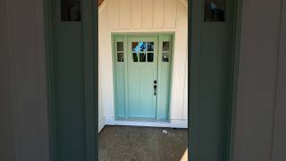 How to paint a front door with sprayer [upl. by Hanley]