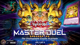 THE UNSTOPPABLE EXODIA INCARNATE DECK TESTING YuGiOh Master Duel [upl. by Yerffeg]