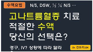 고나트륨혈증 치료 1 상황별 적절한 수액 선택하기 NS D5W 12 14 saline [upl. by Tilford]