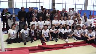 Lancement semaine olympique et paralympique à la cité scolaire Michelet [upl. by Kath]