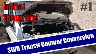 Walk Through  Ford Transit MK7 To Camper Van Conversion  1 [upl. by Nairbal]