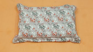 pillow cover cutting and Stitching [upl. by Monteria]