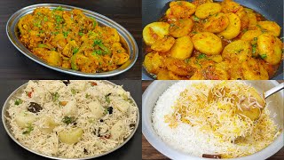 Delicious Aloo Recipes  Aloo Katliyan Aloo Masala Aloo Pulao and Biryani [upl. by Woo160]