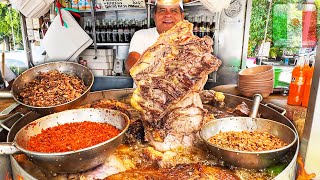 BANQUETE EXTREMO en la CALLE 😮🇲🇽 SUADERO CHILAQUILES y PARRILLADA  9 Horas Tour de Comida Mexicana [upl. by Bainter]