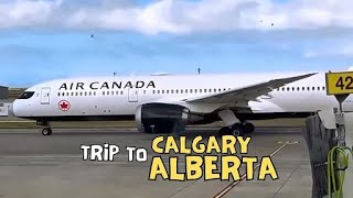 Trip to Alberta Part 1  Kelowna Airport Calgary Airport 2024 [upl. by Boykins196]