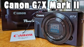 Canon G7X Mark II İnceleme Unboxing [upl. by Capps149]